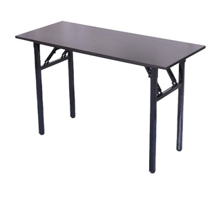 [คืน12% 10CCBJUL1] HomeHuk โต๊ะอเนกประสงค์ พับได้ เหล็กกล้าคาร์บอน ท็อปไม้ 100-120x60x75 cm มี/ไม่มีชั้นวางของด้านล่าง โต๊ะ โต๊ะพับได้ โต๊ะทำงาน โต๊ะกินข้าว โต๊ะทำงาน โต๊ะทำงานไม้ โต๊ะไม้ โต๊ะกินข้าวพับได้ MDF Folding Dining Table โฮมฮัก