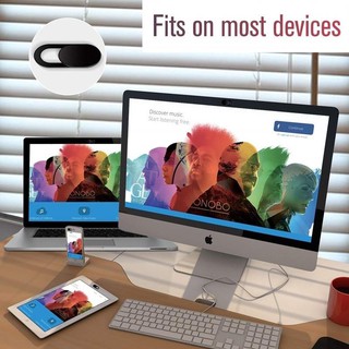 (1ชุด6ชิ้น)﻿FULCOL ที่ปิดกล้อง Magnet Slider Camera Lens Cover หนา  0.2 in