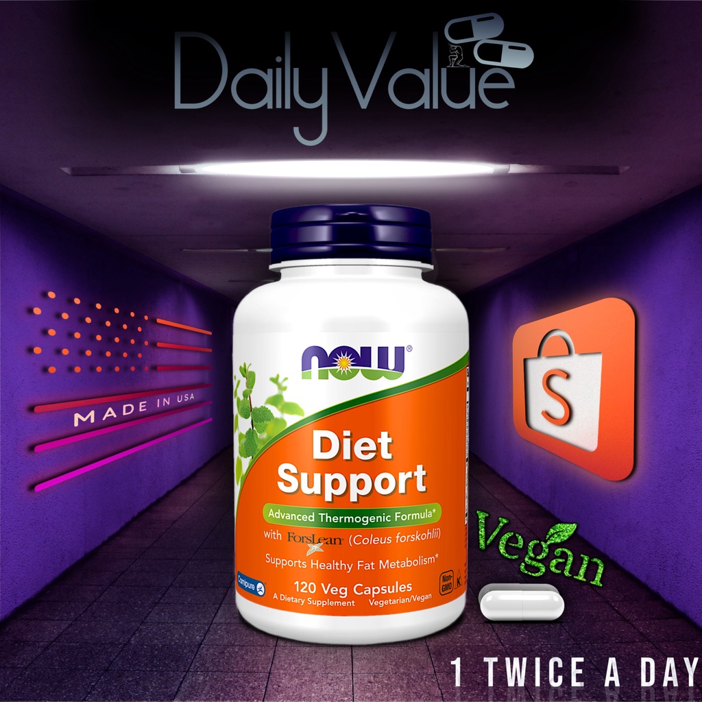 ลดน้ำหนัก / Diet Support w/ EGCg & L-Carnitine 120 Capsules by NOW FOODS
