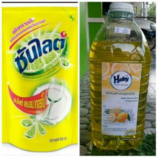 HABY น้ำยาล้างจาน กลิ่น ซันไลต์ ราคาถูก 5.7 ลิตร 5700 ml