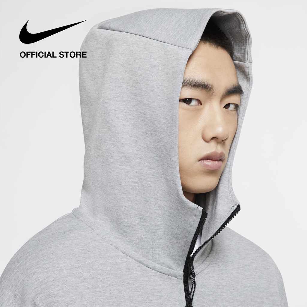 NIKE Men's Sportswear Tech Fleece Full-Zip Hoodie - Dark Grey Heather ไนกี้ เสื้อมีฮูดซิปยาวผู้ชาย เทค ฟลีซ - สีเทา #2
