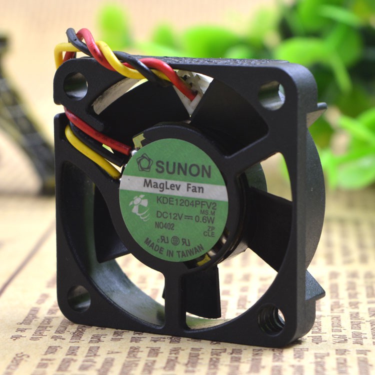 Jianquan SUNON KDE1204PFV2 12v 0.6w 4010 mute พัดลมลอยแม่เหล็ก 4 ซม.