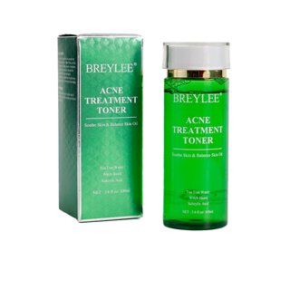 BREYLEE FDA โทนเนอร์ ควบ โทนเนอร์ทีทรี โทนเนอร์ ควบคุมความมัน ให้ความชุ่มชื้น รู้สึกรูขุมขนกระชับ บอกลาปัญหาสิว 100 มล Tea Tree Facial Toner 100ml