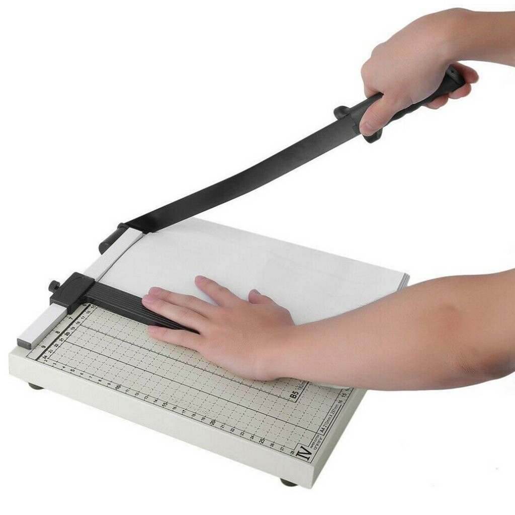 เครื่องตัดกระดาษ แท่นตัดกระดาษโรตารี่ เครื่องตัดกระดาษภาพถ่าย A4 paper cutter photo paper cutter ใบมีดคม ใช้งานง่ายทนทาน - รูปที่ 4