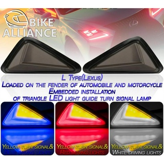 Lexus ไฟเลี้ยว LED รูปตัว L Y15ZR Y15 Y125Z RS150 RS150R WAVE EX5 LC135 BENELLI