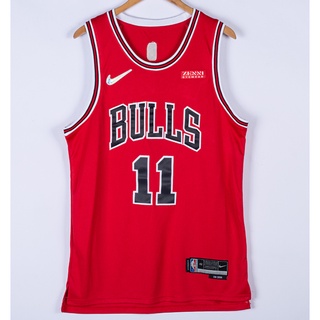 ใหม่ ครบรอบ 75 ปี NBA Chicago Bulls 2022 สําหรับผู้ชาย #เสื้อกีฬาบาสเก็ตบอล ปักลาย DeMar DeRozan 11 สีแดง