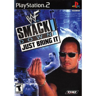 WWF SmackDown! Just Bring It PS2 แผ่นเกมส์ps2 เกมเพล2 แผ่นplay2 มวยปล้ำ