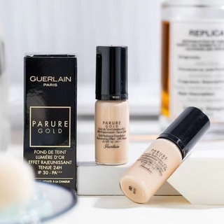 Guerlain Golden Diamond Repairing Liquid Foundation 5 มล. คอนซีลเลอร์ ตัวอย่าง ขนาดเล็ก ติดทนนาน ให้ความชุ่มชื้น เนื้อลิขวิด รองพื้น แต่งหน้า