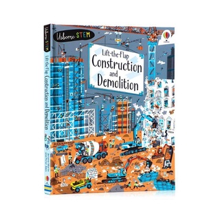 Usborne lift the Flap Books Construction and Demolition (พร้อมส่ง)