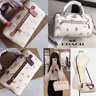 Coach  ROWAN SATCHEL FLOWER PRINT COLLECTION