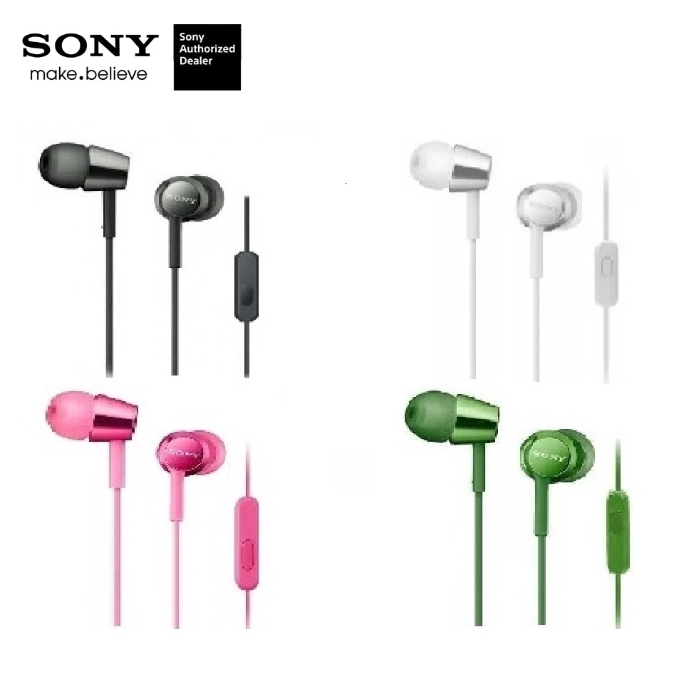 SONY MDR-EX155AP หูฟังไมโครโฟนแฮนด์ฟรี***รับประกันศูนย์โซนี่ไทย***
