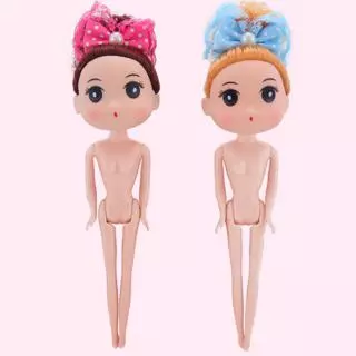 ตุ๊กตาเจ้าหญิงเปลือย สําหรับตกแต่งเค้ก ขนาด 18 ซม. 10 ชิ้นต่อชุด