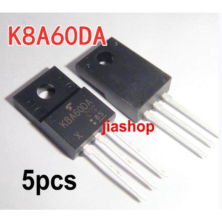 5 ชิ้น K8A60DA TK8A60DA TO-220F 600V 7.5A TO-220 ใหม่ลดราคาjiashop