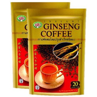 ﻿Super Coffee Ginseng 3in1 ซุปเปอร์ กาแฟผสมโสม 20g. x 20sicks (2แพค)