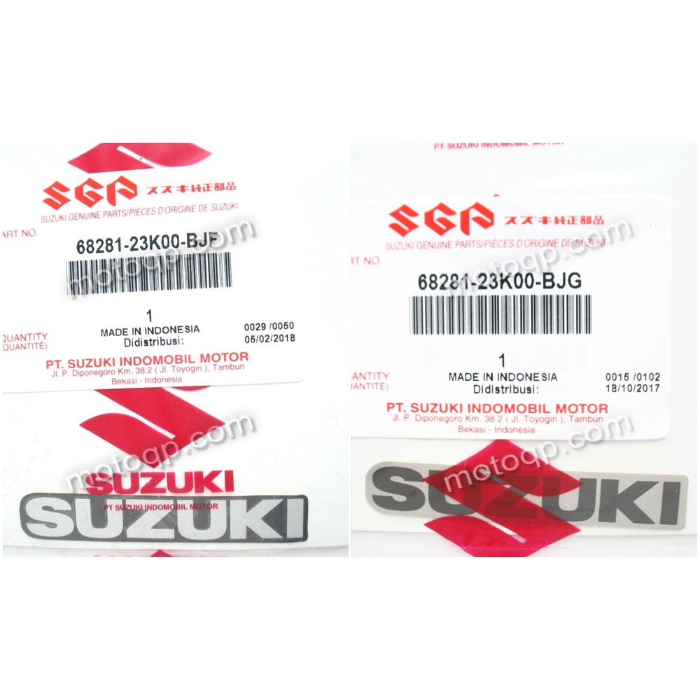 【 แท้  】 ซูซูกิ สติกเกอร์ SUZUKI หน้ากาก GSX-S150 6cm สีดำ สีเทา
