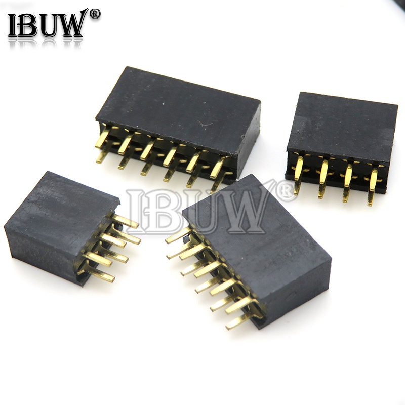 ซ็อกเก็ตตัวเมีย แถวคู่ พิช 2.54 มม. 2*2p 3PIN 4PIN 5PIN 6PIN 7PIN 8PIN 9PIN 20PIN สําหรับ arduino 10 ชิ้น