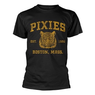 เสื้อยืดโอเวอร์ไซส์รายละเอียดเกี่ยวกับเสื้อยืด Pixies Phys ED (สีดํา) - ใหม่ และเป็นทางการ!S-3XL
