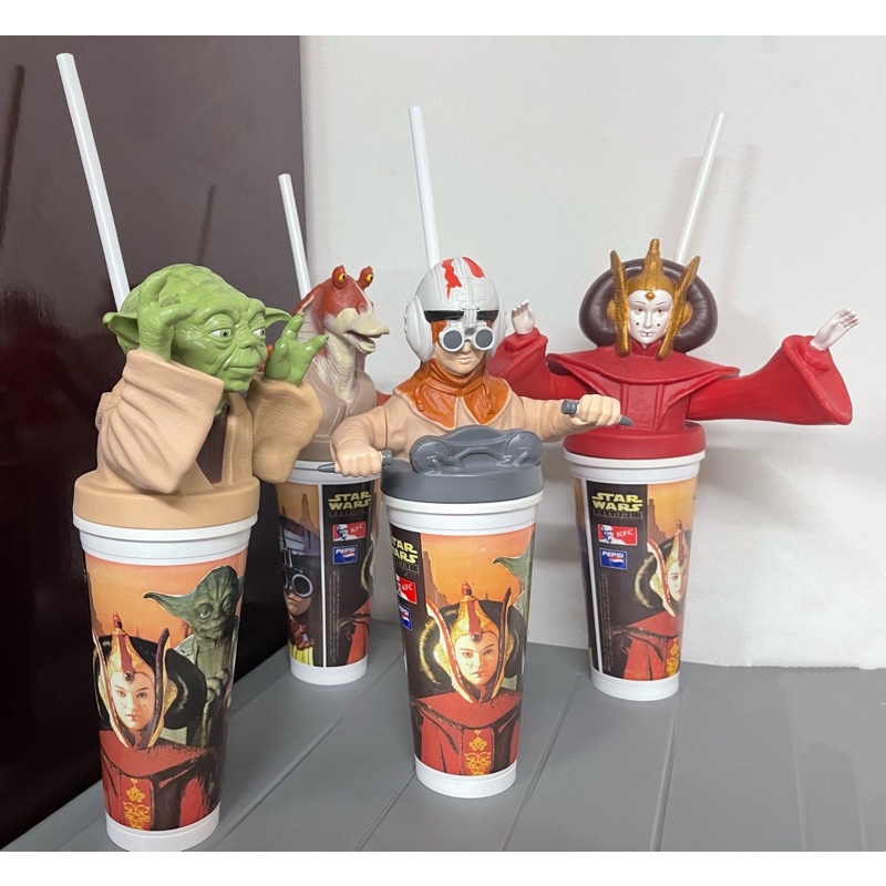 Star Wars Episode 1 KFC Topper ครบชุด แกะแล้ว