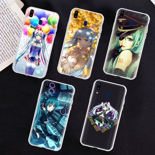 เคสโทรศัพท์มือถือแบบใส ลาย Hatsune Miku สําหรับ Motorola Moto G100 G30 E20 G50 G20 G60 E40 G40 E30 G10 G60S