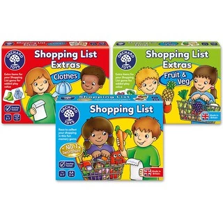 ORCHARD TOYS, Shopping List Extra-Fruit &Veg บอร์ดเกมส์เด็กจับคู่ ลิขสิทธิ์แท้ นำเข้าจากอังกฤษ 3-7ปี
