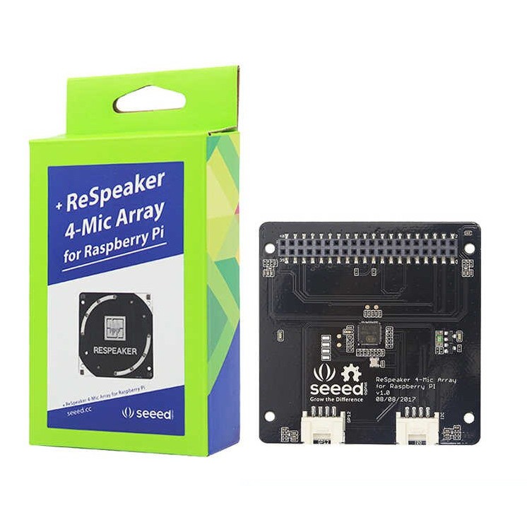 ReSpeaker 4-Mic Array for Raspberry Pi (For AI/Speech Recognition ...