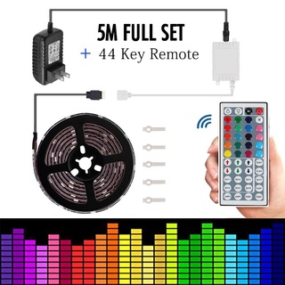 ไฟเส้น LED Strip ชุดไฟเส้น LED รุ่น 5050 SMD RGB 300 LEDs ชนิดสลับสี ไฟled พร้อมรีโมท และ Adapter 24W  กันน้ำ AGM