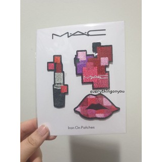 [พร้อมส่ง] Mac Iron On Patches ตัวรีดสุดน่ารัก♡
