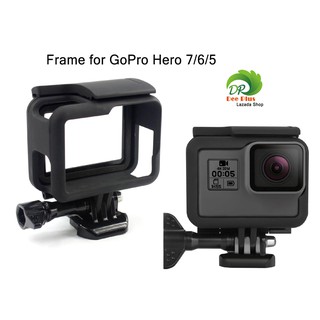 Frame for GoPro Hero 7/6/5 Housing Border Protective Shell Case for GoPro Hero 7/6/5 with Movable Socket and Screw