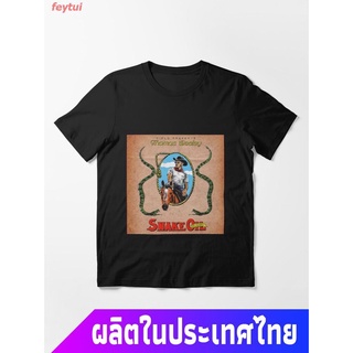 ข้อเสนอพิเศษ งู ผ้าฝ้าย 100% snake งูประจำราศี สไตล์พิเศษ  Snake Oil Essential T-Shirt  คอกลม แฟชั่น แขนสั้น แฟชั่น เสื้