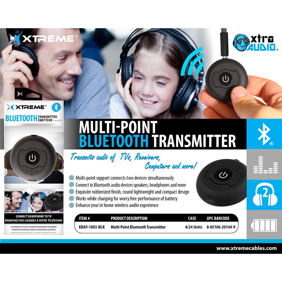 multiple bluetooth headphones to tv