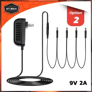 อะแดปเตอร์สำหรับใช้งานกับเอฟเฟคกีต้าร์ไฟฟ้า เอฟเฟคกีตาร์ Adapter 9V 2000 mA (2A)