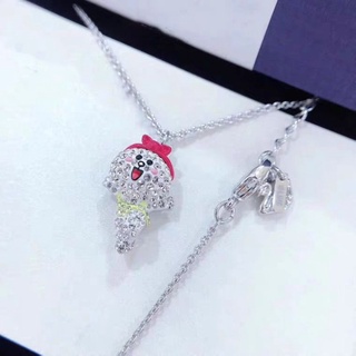 [ส่งฟรี]สร้อย Swarovski จี้รูป Cony  น่ารักเว่อร์