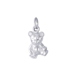 SILVER THAI Teddy bear pendant for necklace silver จี้รูปหมีเงินแท้925