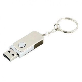 OMG Flash Drive 64Gb HYH-04 USB 2.0 พวงกุญแจ High Speed – Silver #877