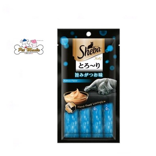 SHEBA ชีบา® เมลตี้™ ขนมแมวเลีย รสคัทสึโอะ 48กรัม แชร์: