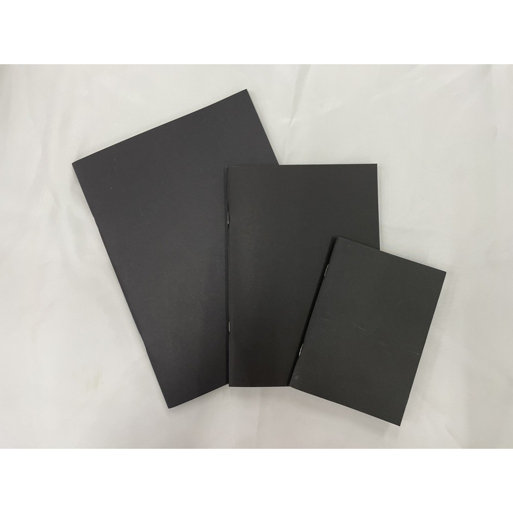 สมุดโน้ต กระดาษสีดำ สำหรับเขียนไดอารี่ วาดรูป DIY สมุดโน๊ต BSP