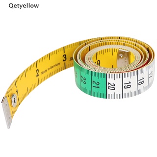 Qetyellow เทปวัดตัว แบบแบน 60 นิ้ว 150 ซม. สําหรับตัดเย็บเสื้อผ้า Th