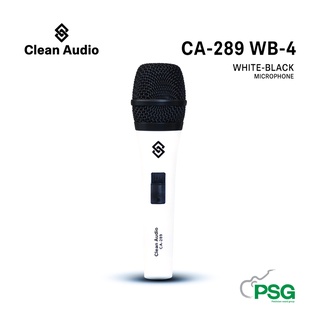 CLEAN AUDIO : CA-289-WB-4 Dynamic Microphone WHITE&amp;BLACK