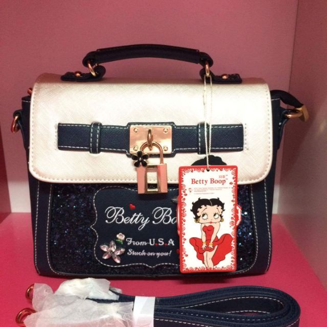 กระเป๋าสะพายข้าง แบรนด์แท้ Betty Boop