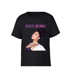 ถูกสุดๆNicki Minaj เสื้อยืดลําลอง คุณภาพสูง สไตล์เกาหลีรหัสเต็ม