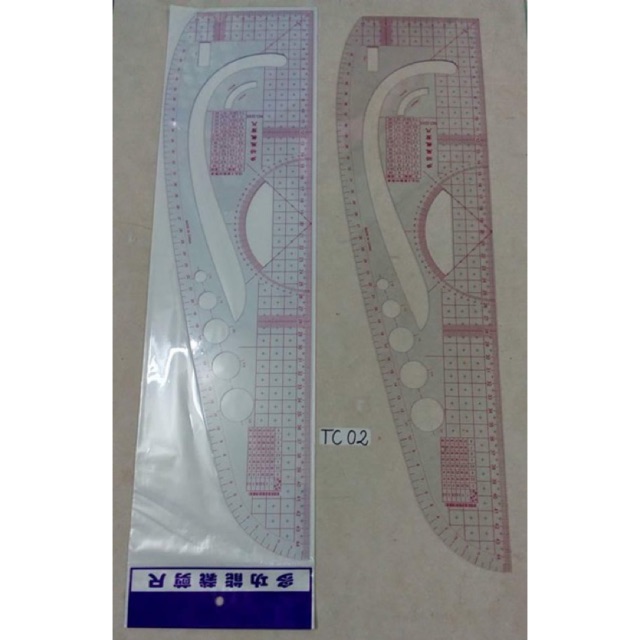 ไม้บรรทัดโค้ง TC2***