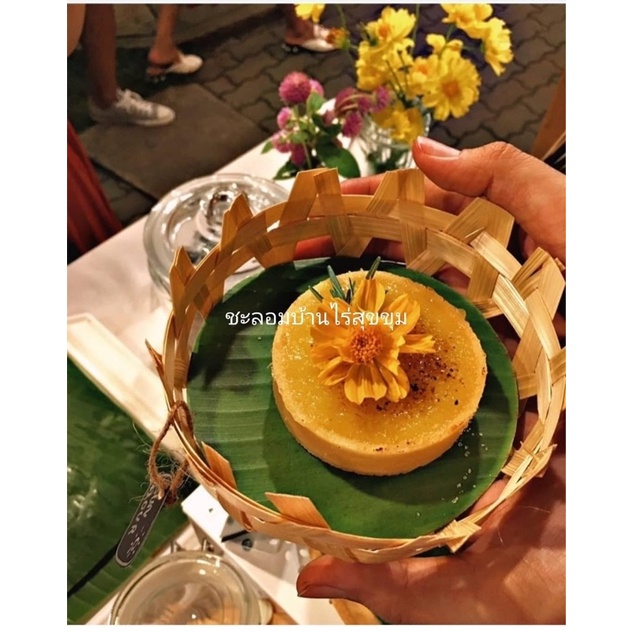 ถาดสานไม้ไผ่ #อาหาร #ขนมไทย #จัดเบรค (มีราคาส่งทักแชท)