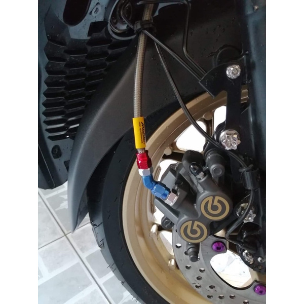 XMAX ทั้งคัน สายถัก สายเบรค โมรินแท้ YAMAHA XMAX 300 ตรงรุ่น ใส่กับรถเดิมได้ ปั๊มเดิม  #xmax300 #xma