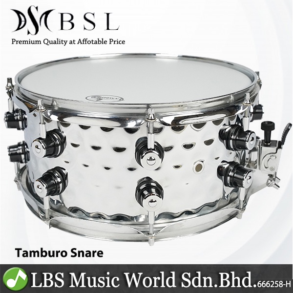 Bls Tamburo Steel Mars Drum 12 , 13 และ 14 นิ้วสําหรับชุดกลอง