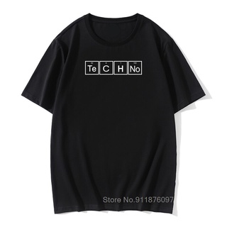 ขายดี!ขายดี เสื้อยืดลําลอง แขนสั้น พิมพ์ลายกราฟฟิค Techno Slogan แฟชั่นฤดูร้อน สไตล์เรโทร สําหรับ Masculina GOhidb56BCfp