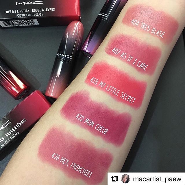 mac love me lipstick 411