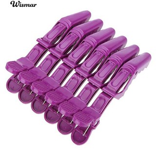 💋6Pcs ผลิตภัณฑ์ดูแลเส้นผมคลิปหนีบผม Clamps Hairdressing