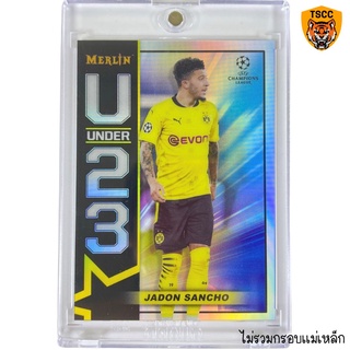 2020-21 Topps Merlin Chrome UEFAUU23-JS Jadon Sancho - Borussia Dortmund U23 Stars