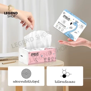 กระดาษทิชชู่ ทิชชูเช็ดหน้า กระดาษชําระ กระดาษทิชชู่ป็อปอัพ ไร้ฝุ่น เหนียวนุ่ม ซึบซับน้ำได้ดี พกพาง่าย 1ห่อมี220 แผ่น