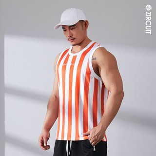 ZIRCUIT เสื้อกล้ามผ้าPOLYESTER Superlite ลายริ้ว